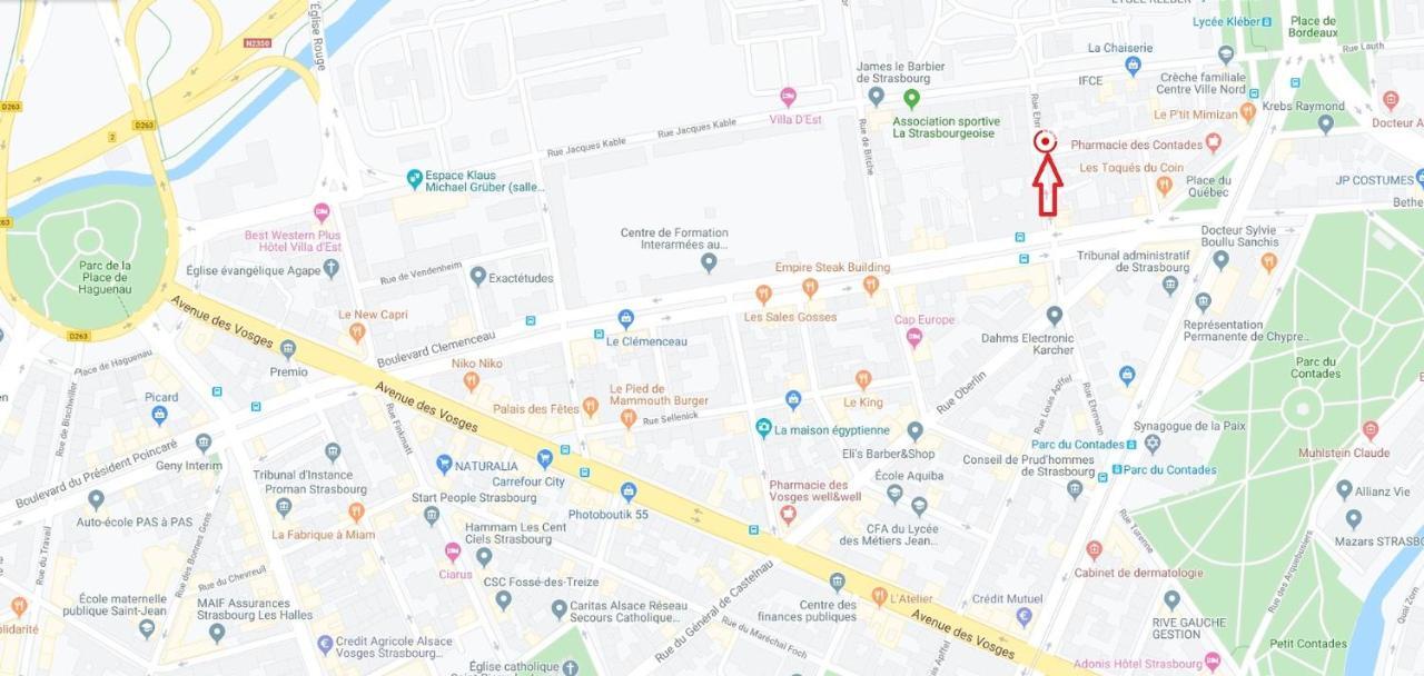 Le 22 Ehrmann Lägenhet Strasbourg Exteriör bild